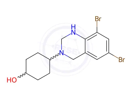 Chemical structure of Ambroxol hydrochloride impurity B