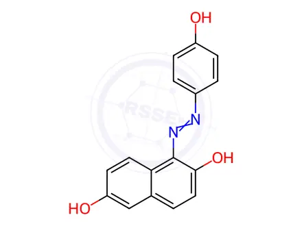 Chemical structure of 4,6-diOH-Sudan I