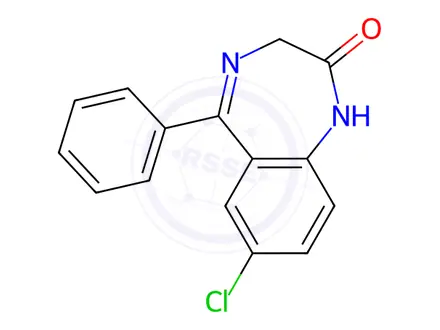 Chemical structure of Diazepam-Impurity A