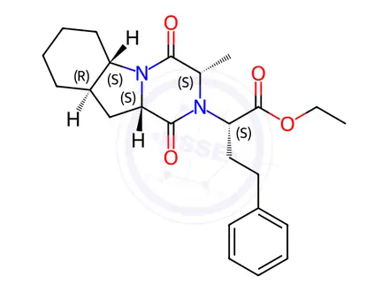 Chemical structure of Trandolapril EP Impurity D