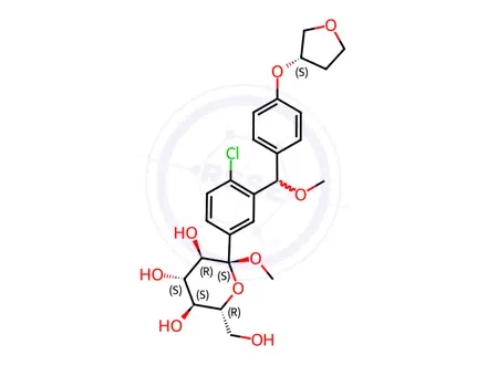 Chemical structure of Empagliflozin Impurity 51
