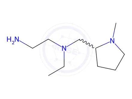 Chemical structure of N1-Ethyl-N1-((1-methylpyrrolidin-2-yl)methyl)ethane-1,2-diamine