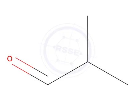 Chemical structure of Isobutyraldehyde