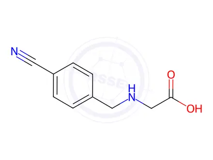 Chemical structure of (4-Cyanobenzyl)glycine