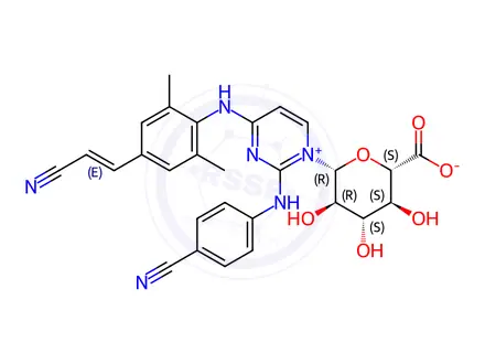 Chemical structure of Rilpivirine Impurity 22