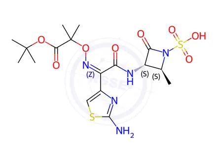 Chemical structure of Aztreonam Impurity 17