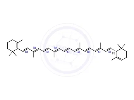 Chemical structure of α-Carotene Impurity C