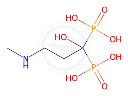 Chemical structure of Ibandronate Sodium Impurity B