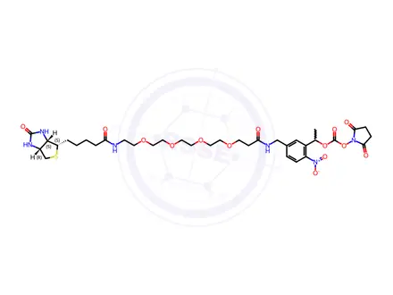 Chemical structure of PC-Biotin-PEG4-NHS carbonate