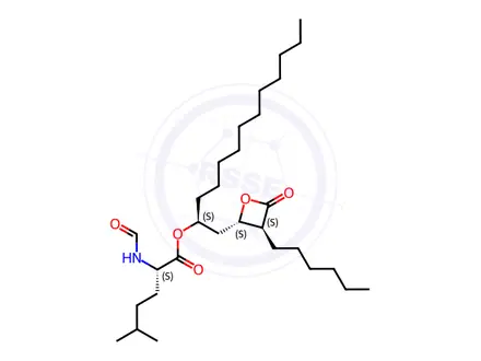Chemical structure of Orlistat Impurity 80
