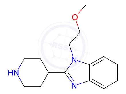 Chemical structure of Bilastine Impurity 71