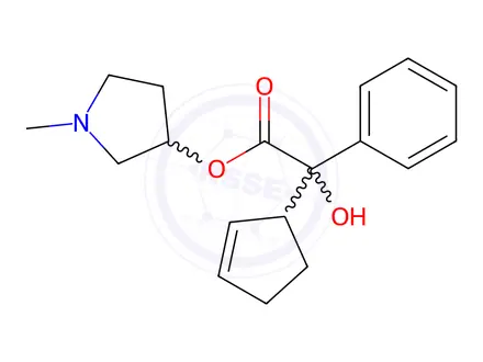 Chemical structure of Glycopyrrolate Impurity 83