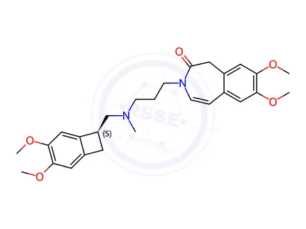 Chemical structure of Dehydro Ivabradine Hydrochloride