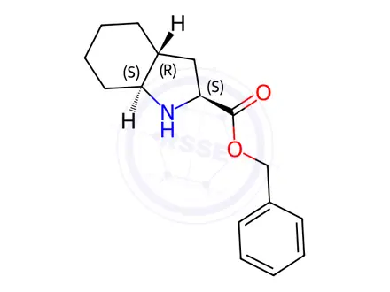Chemical structure of Trandolapril impurity 8(hydrochloride)