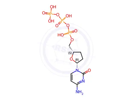 Chemical structure of Zalcitabine Triphosphate