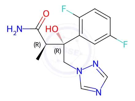 Chemical structure of Isavuconazole Impurity 76