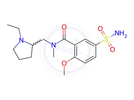 Chemical structure of Sulpiride Impurity 10