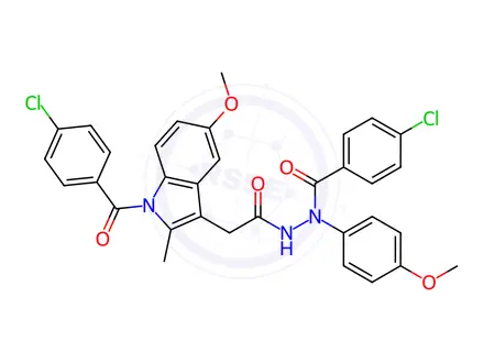 Chemical structure of Indomethacin EP Impurity J