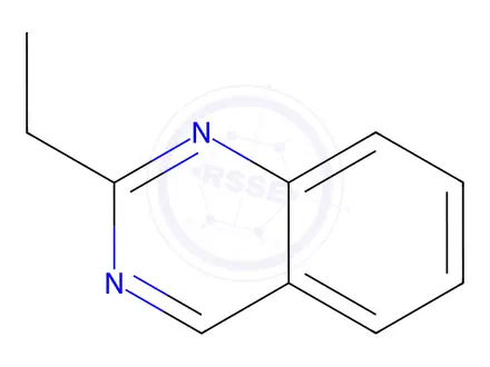 Chemical structure of Quinazoline, 2-ethyl-