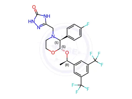 Chemical structure of Aprepitant Impurity 22
