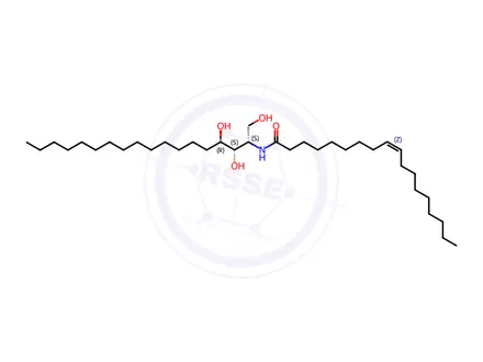 Chemical structure of Tricosanoic Acid Impurity 26 (Ceramide NP)
