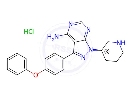 Chemical structure of Ibrutinib Impurity 18(Hydrochloride)
