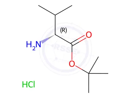Chemical structure of D-Valine tert-Butyl Ester Hydrochloride