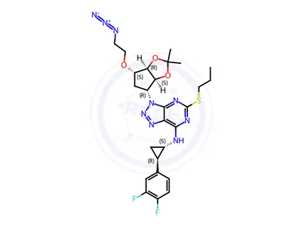 Chemical structure of Ticagrelor Impurity 607