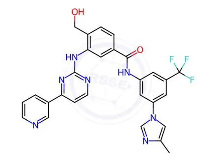 Chemical structure of Nilotinib Impurity 40