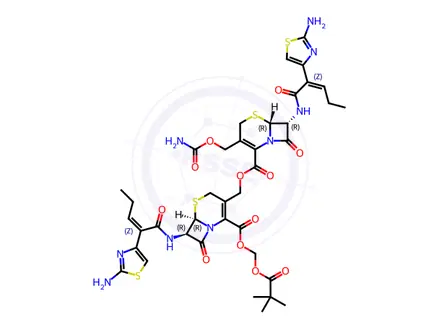 Chemical structure of Cefcapene Pivoxil Hydrochloride Impurity 5