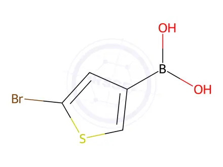 Chemical structure of (5-Bromothiophen-3-yl)boronic acid