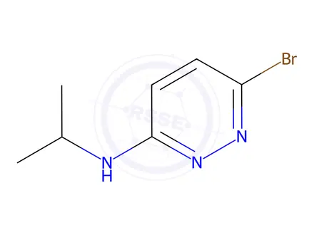 Chemical structure of (6-BroMo-pyridazin-3-yl)-isopropyl-aMine