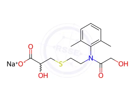 Chemical structure of Dimethachlor Metabolite Syn 528702 Sodium Salt