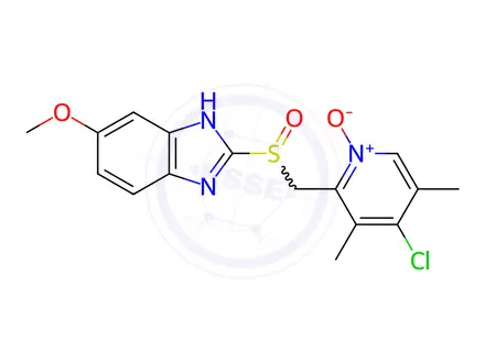 Chemical structure of Esomeprazole Sodium Impurity 176