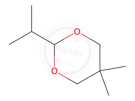 Chemical structure of 2-Isopropyl-5,5-dimethyl-1,3-dioxane