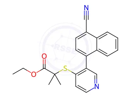 Chemical structure of Verinurad Impurity 1