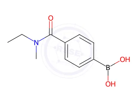 Chemical structure of (4-(Ethyl(methyl)carbamoyl)phenyl)boronic acid