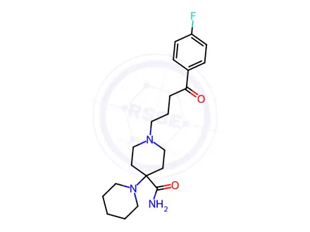 Chemical structure of Pipamperone DiHCl
