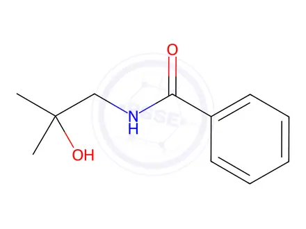 Chemical structure of N-(2-Hydroxy-2-methylpropyl)benzamide