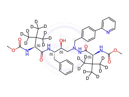 Chemical structure of Atazanavir-d18