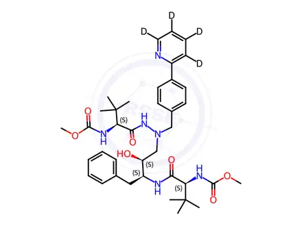 Chemical structure of Atazanavir-d4