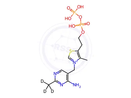 Chemical structure of Thiamine-d3 Pyrophosphate Chloride (d3-Major)