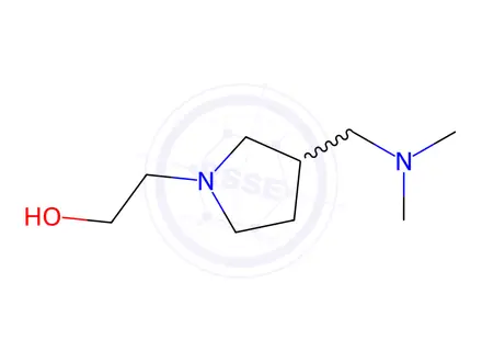 Chemical structure of 2-(3-((Dimethylamino)methyl)pyrrolidin-1-yl)ethanol