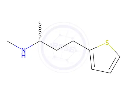Chemical structure of N-methyl-4-(thiophen-2-yl)butan-2-amine