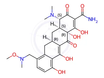 Chemical structure of Sarecycline hydrochloride