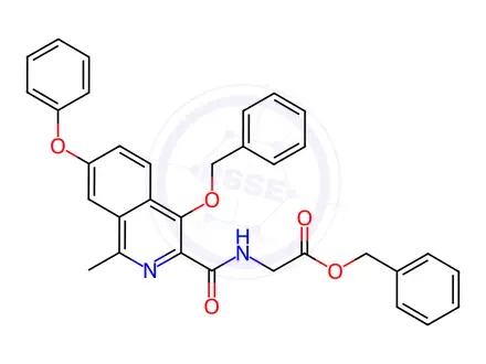Chemical structure of Roxadustat Impurity 12
