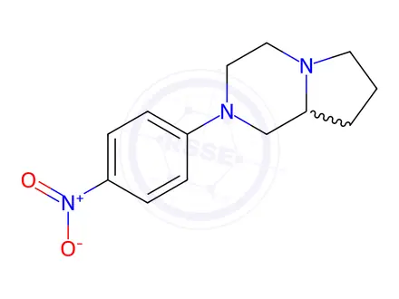 Chemical structure of 2-(4-Nitrophenyl)octahydropyrrolo[1,2-a]pyrazine