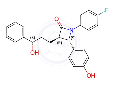 Chemical structure of Ezetimibe Impurity F
