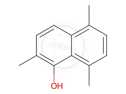 Chemical structure of 2,5,8-Trimethyl-1-naphthol