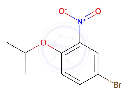 Chemical structure of 4-Bromo-1-isopropoxy-2-nitrobenzene